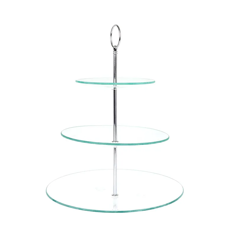 Three Tier Glass Cake Stand Trending