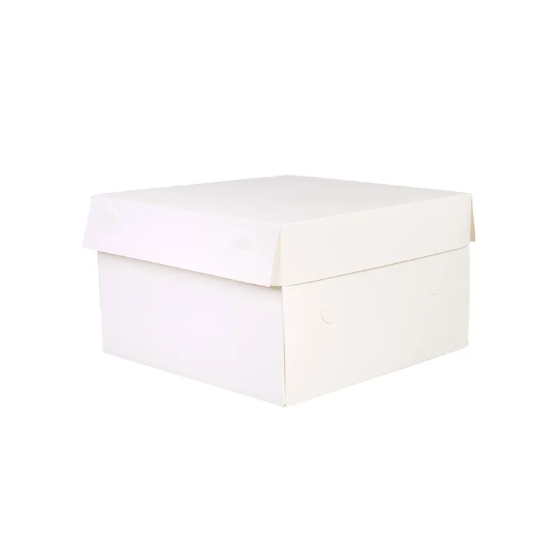 White Cake Box 10 Inches Instant Buy