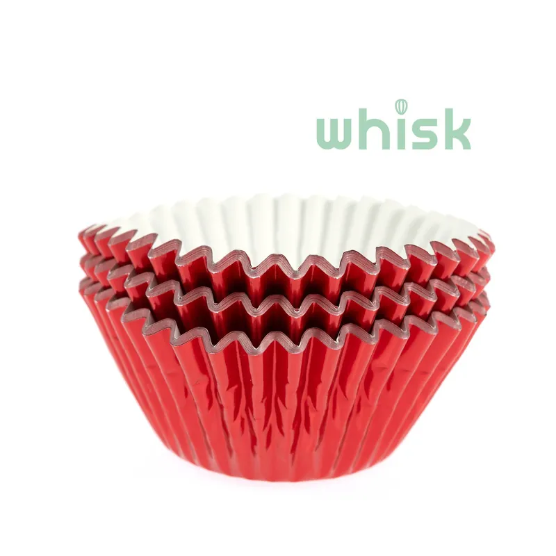 Sale Whisk Red Foil Cupcake Cases 50 Pack