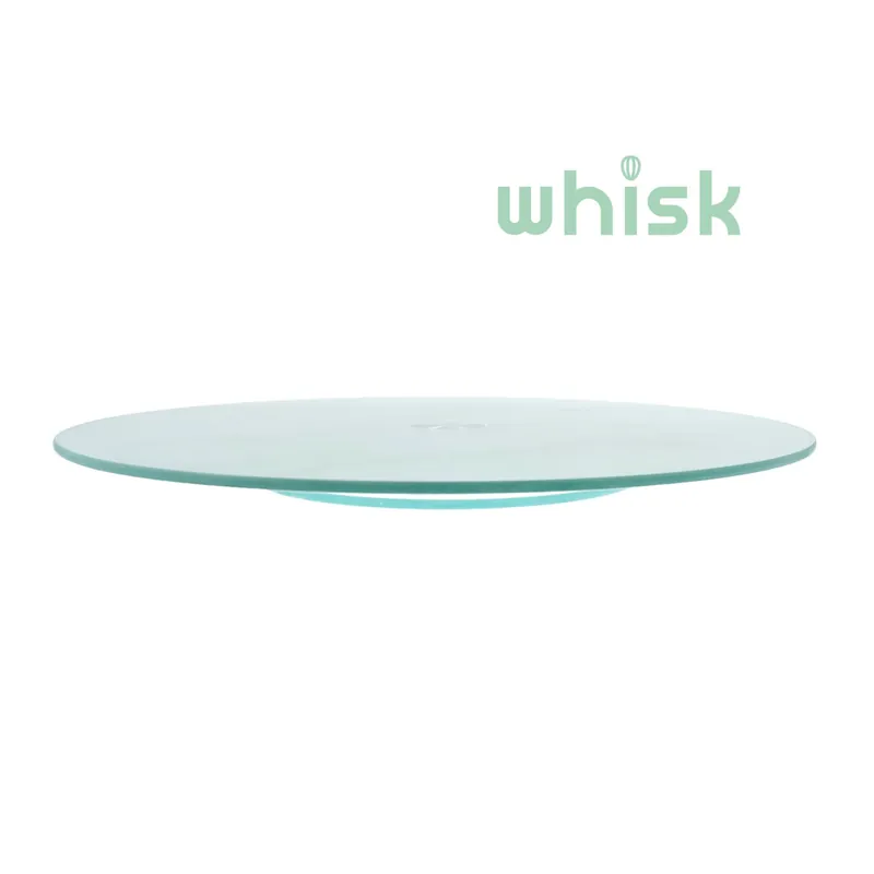 Clearance Whisk Glass Rotating Serving Plate 11 Inches