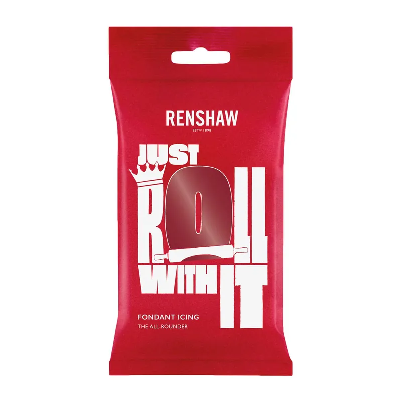 Shop Now Renshaw Ready To Roll Ruby Red Icing 250g