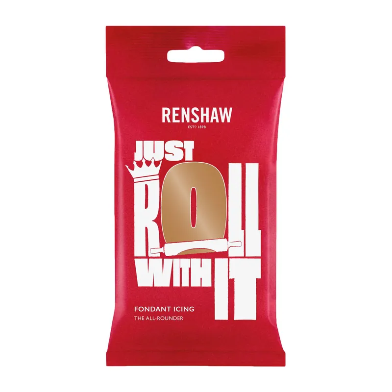 Renshaw Ready To Roll Teddy Bear Brown Icing 250g Warranty Included