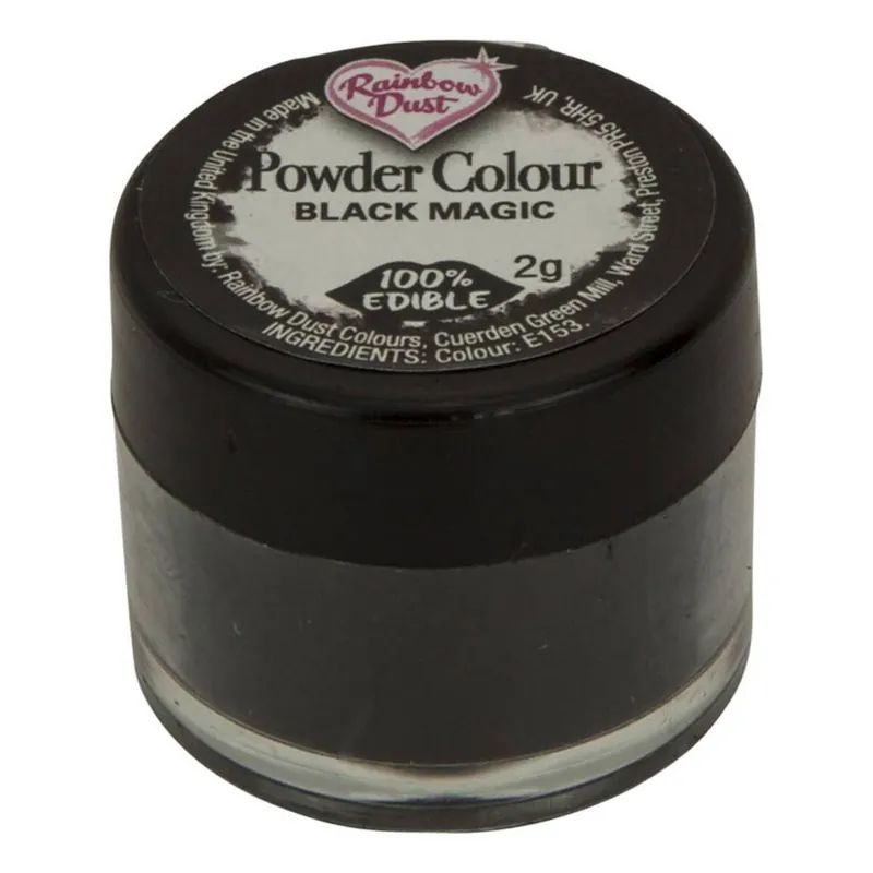 Rainbow Dust Black Magic Edible Powder Colour 2g Limited Offer
