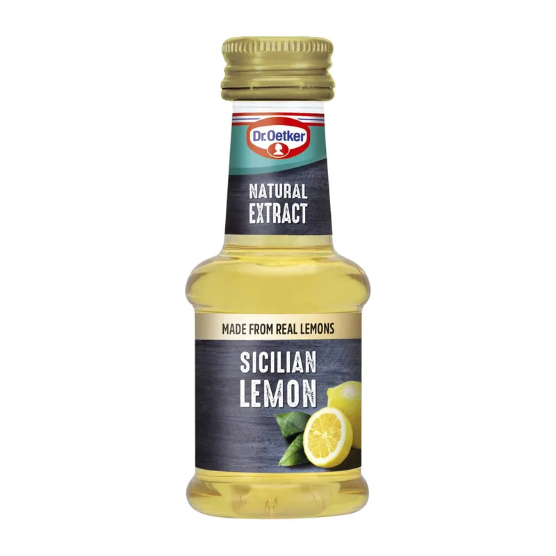 Dr. Oetker Natural Sicilian Lemon Extract 35ml Authentic