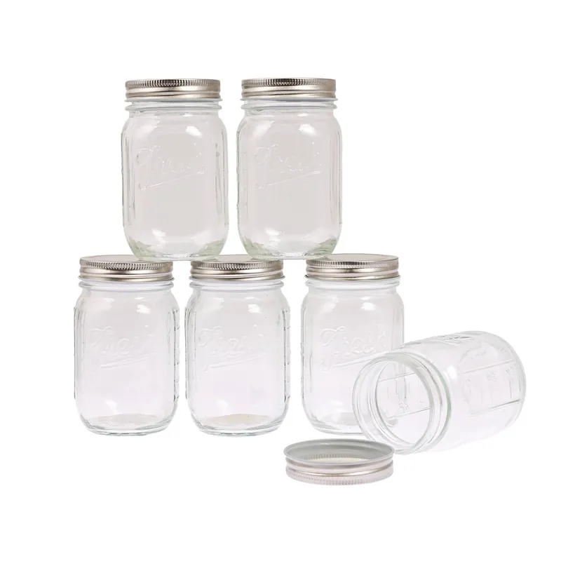 Preserving Glass Jar 490ml 6 Pack Fan Favorite