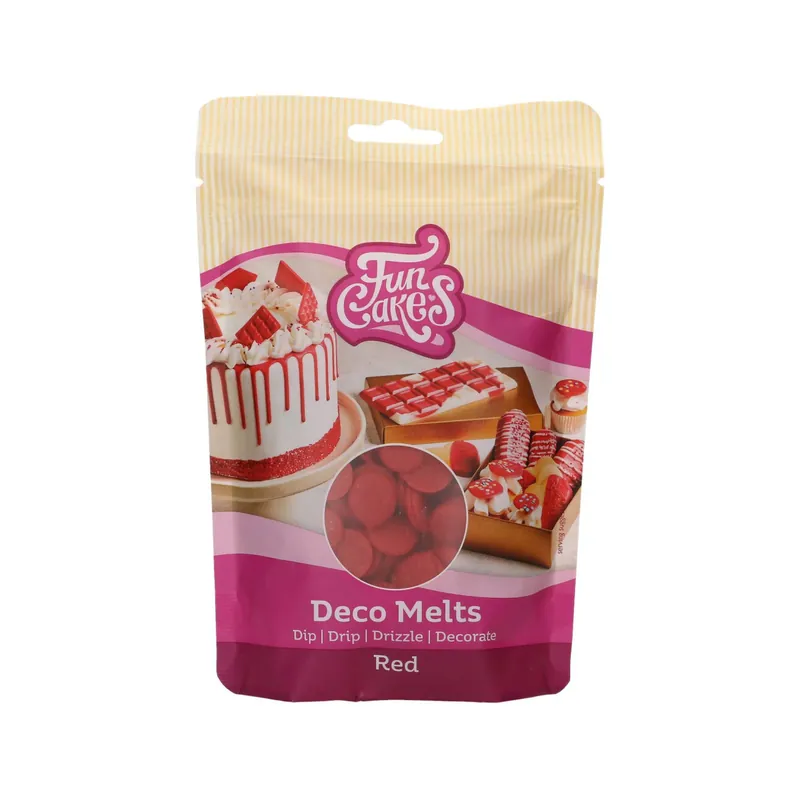 Funcakes Red Deco Melts 250g Today Only