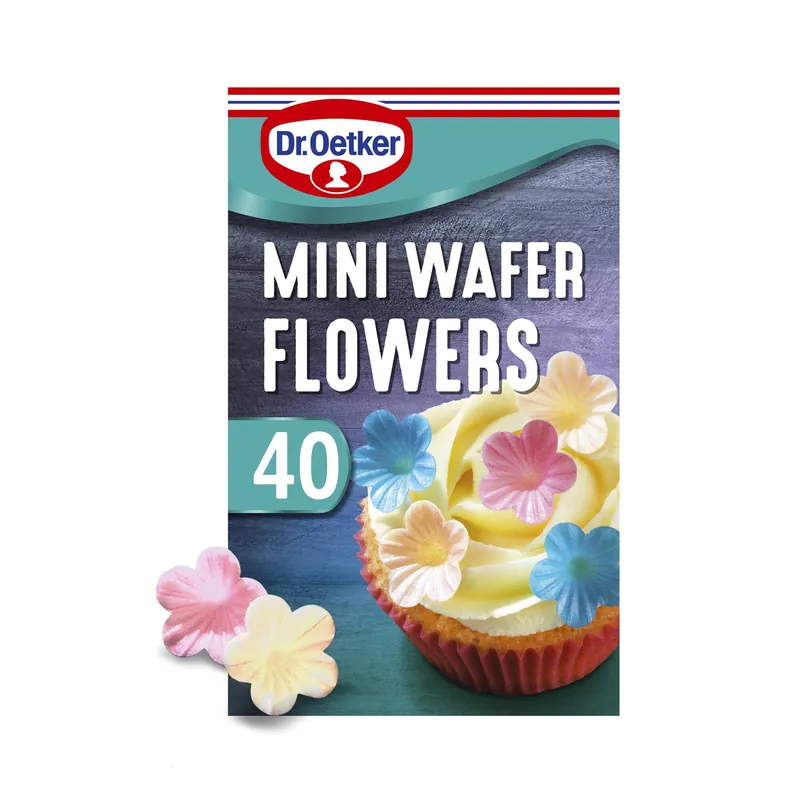 Hassle-Free Returns Dr. Oetker Wafer Mini Flowers 40 Pack