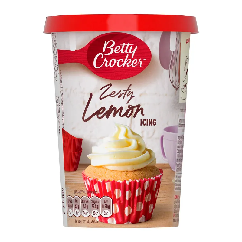 Same Day Shipping Betty Crocker Zesty Lemon Icing 400g