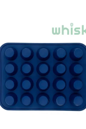Worldwide Shipping Whisk Mini Muffin Wireframed Silicone Bakeware 20 Wells