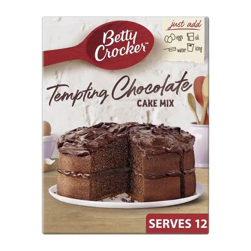 Price Drop Betty Crocker Tempting Chocolate Cake Mix 425g