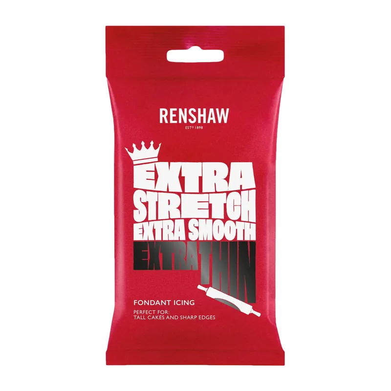 Exclusive Renshaw Black Extra Ready To Roll Icing 1kg