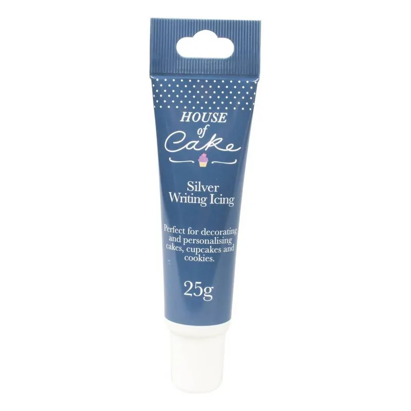 House of Cake Silver Writing Icing 25g Shop Now
