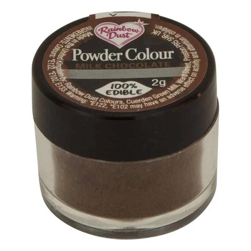 Popular Rainbow Dust Milk Chocolate Edible Powder Colour 2g