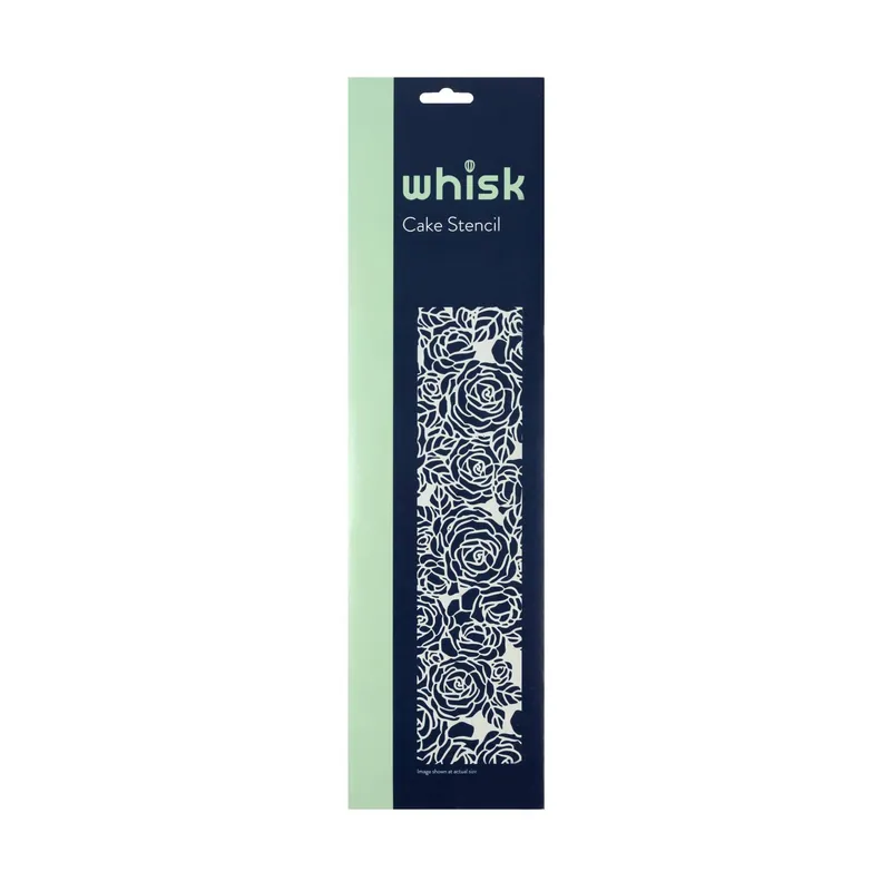Top Rated Whisk Floral Leaf Cake Stencil