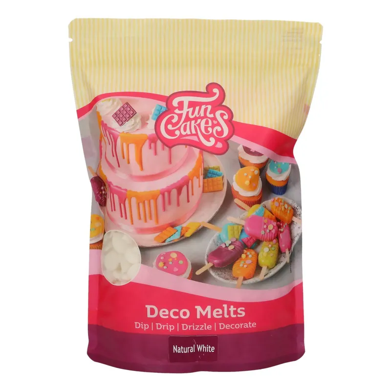 Top Rated Funcakes Snow White Deco Melts 1kg