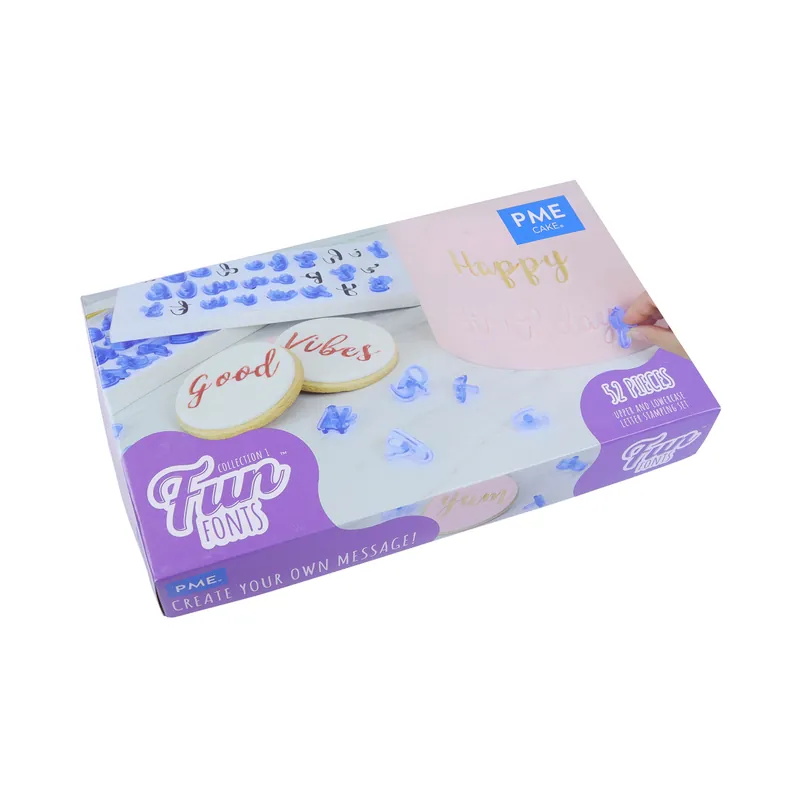 PME Fun Fonts Alphabet Stamp Set Handmade