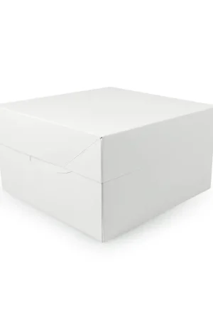 One Day Deal White Cake Box 12 Inches