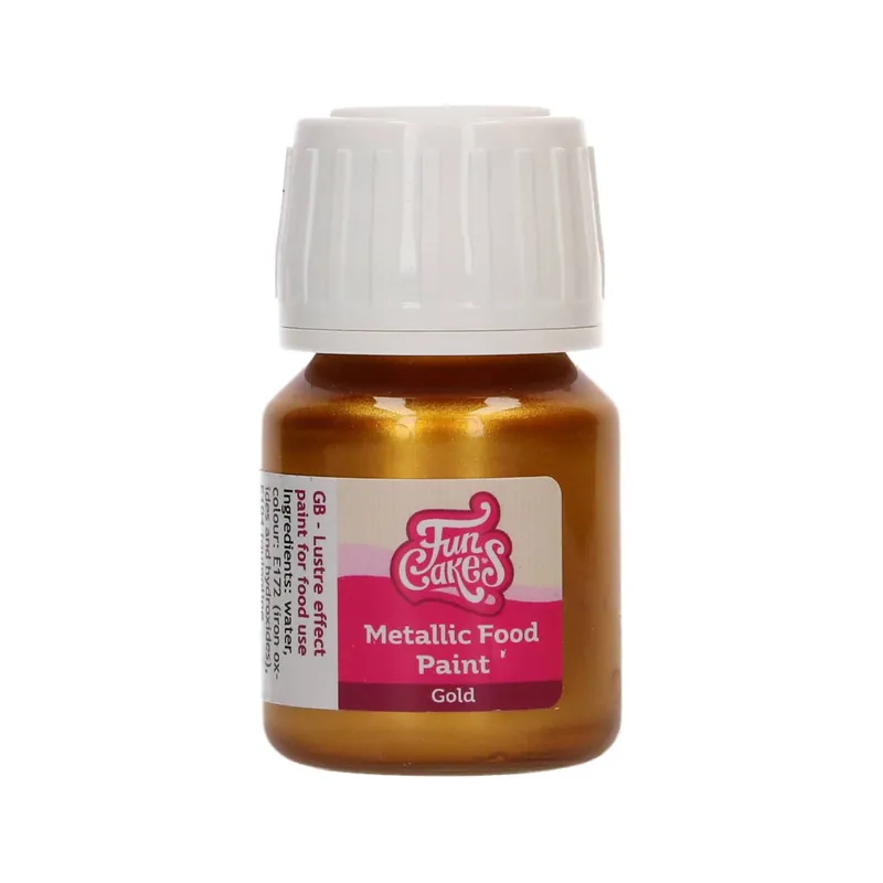 FunCakes Copper Metallic Food Paint 30ml One Day Deal