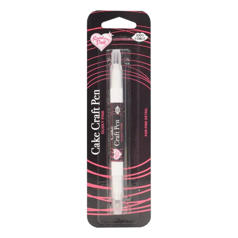 Rainbow Dust Dusky Pink Double-Ended Edible Food Pen Flash Sale