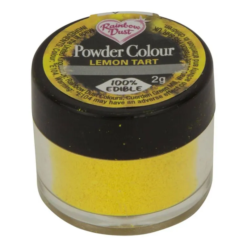 Clearance Rainbow Dust Lemon Tart Edible Powder Colour 2g