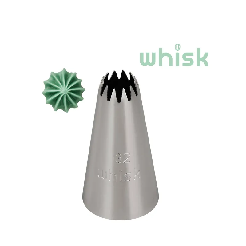 Grab Now Whisk Open Star Tip No. 32