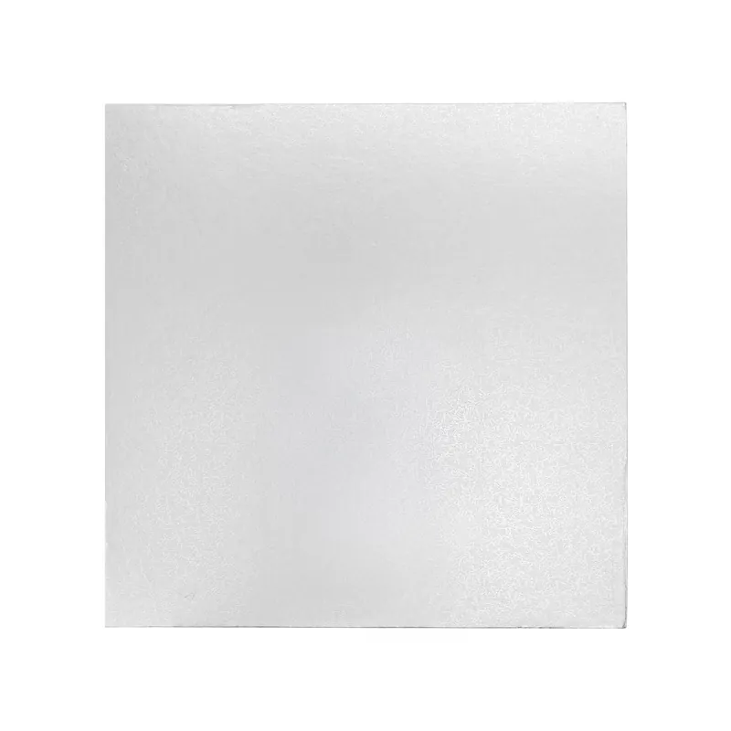 Direct From Factory Silver Square Double Thick Card Cake Board 10 Inches