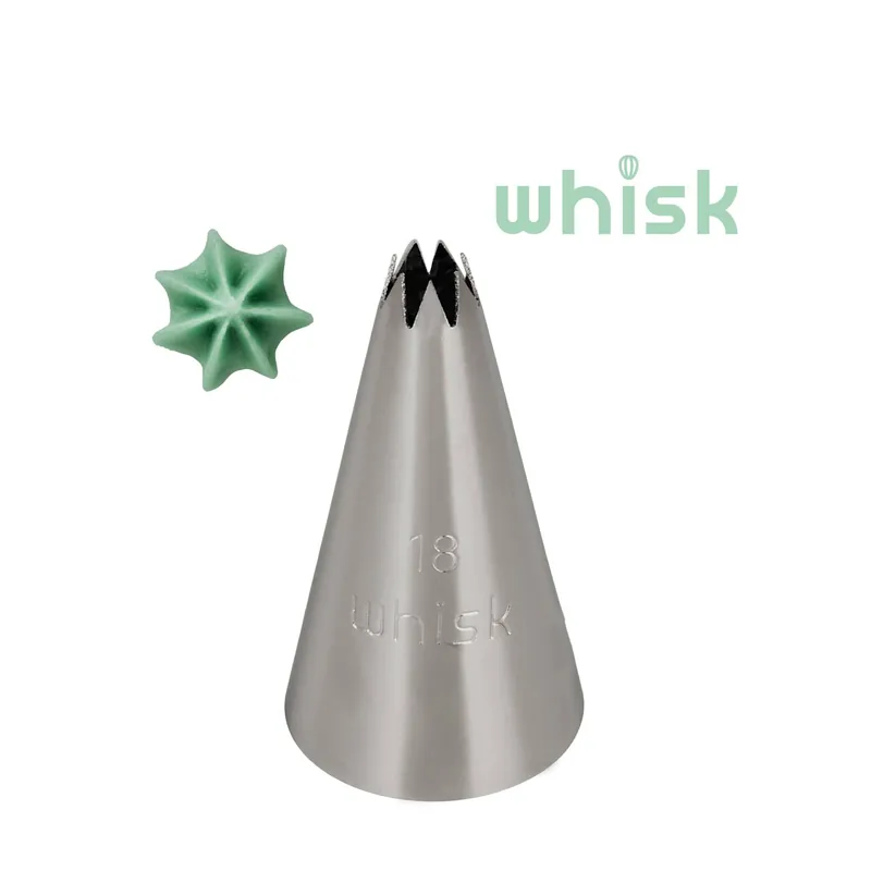 Whisk Open Star Tip No. 18 Express Delivery