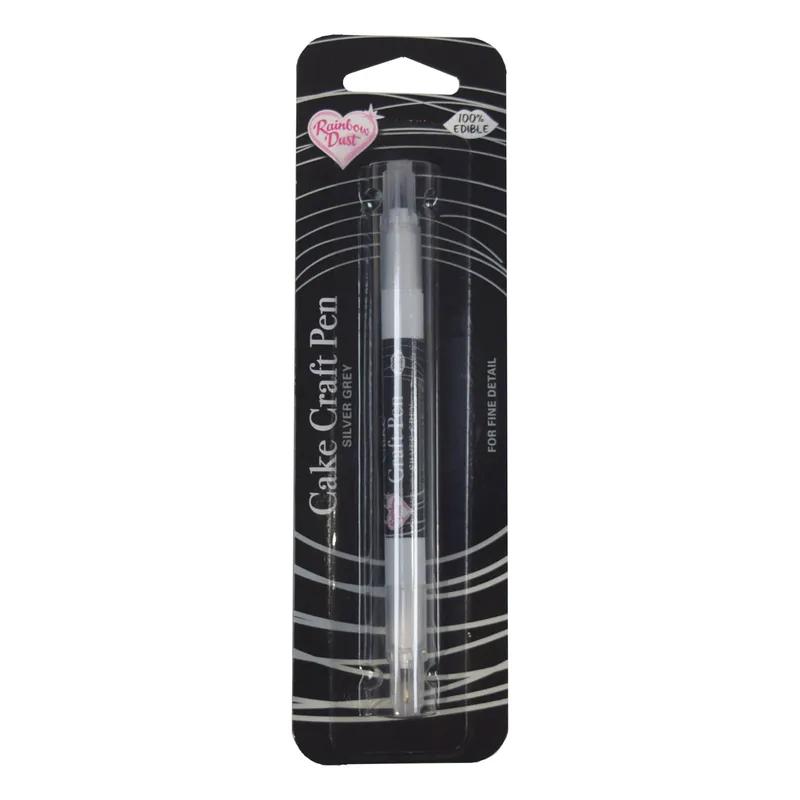 Direct From Manufacturer Rainbow Dust Silver Grey Double-Ended Edible Food Pen
