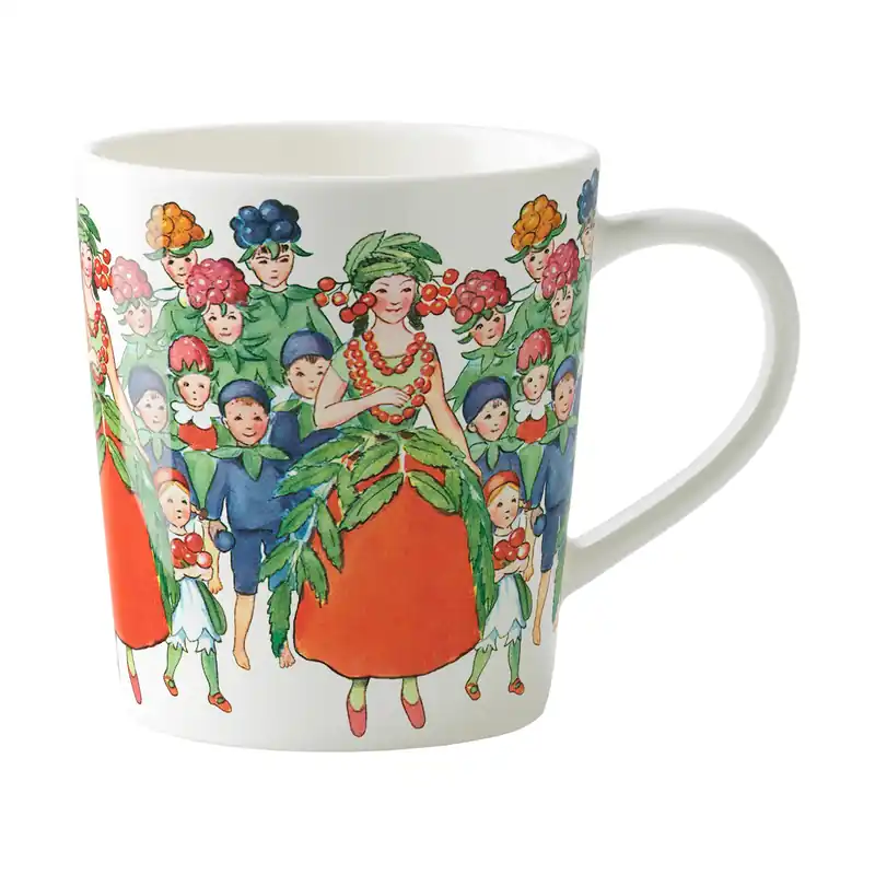August mug with handle 400 ml, White New Arrival