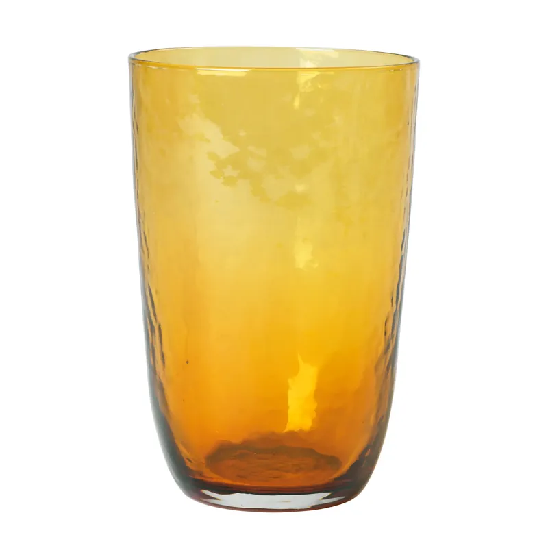 Hammered drinking glass 50 cl, Klar Same Day Shipping