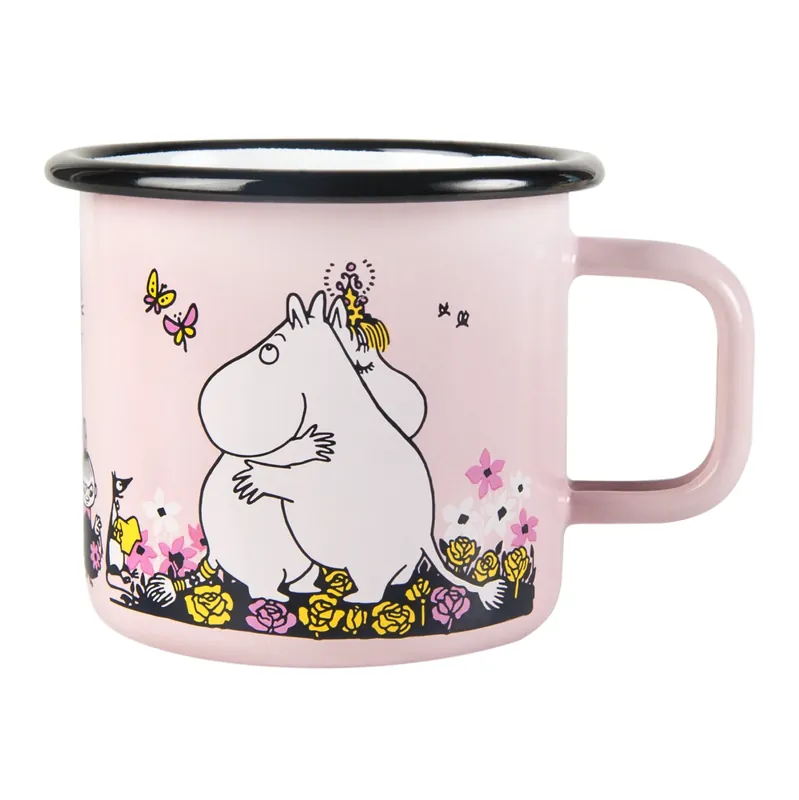 Moomin enamel mug hugs 37 cl, Rosa Today Only