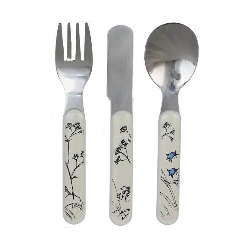 Emil i Lönneberga children's cutlery 3 pieces, White Flash Sale