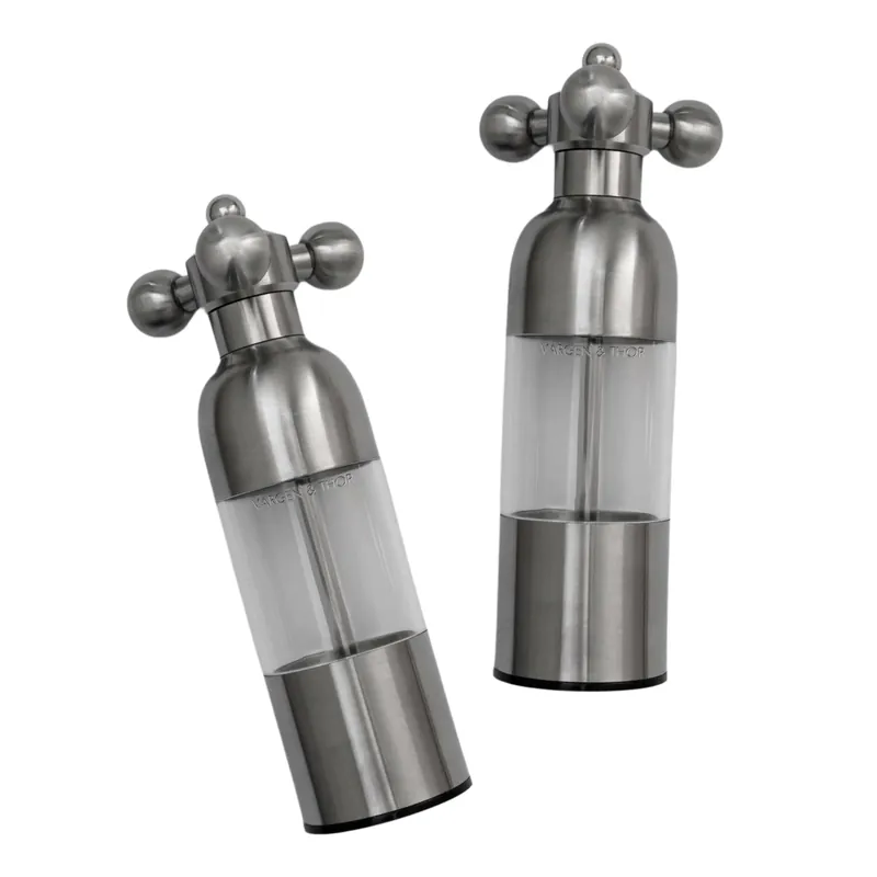 Authentic Axia salt- and pepper mill set, Matt black