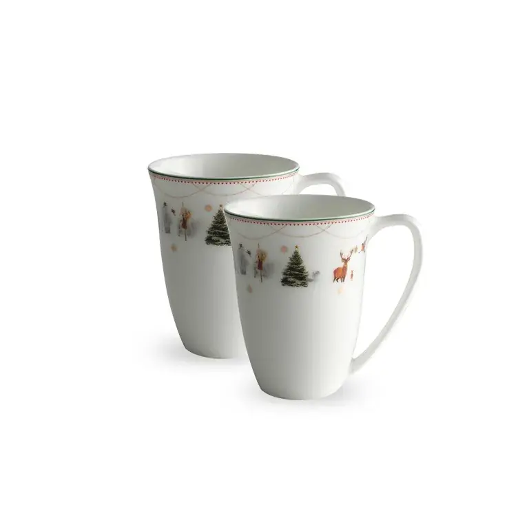 Julemorgen cup 30 cl 2-pack, white Bulk Order
