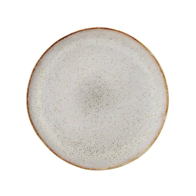 Final Sale Sandrine plate Ø 22 cm, light grey