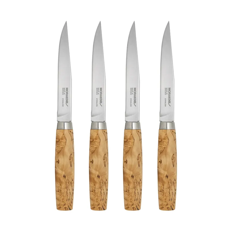 Exclusive Offer Morakniv Masur Steak Knife 4-pack, nature