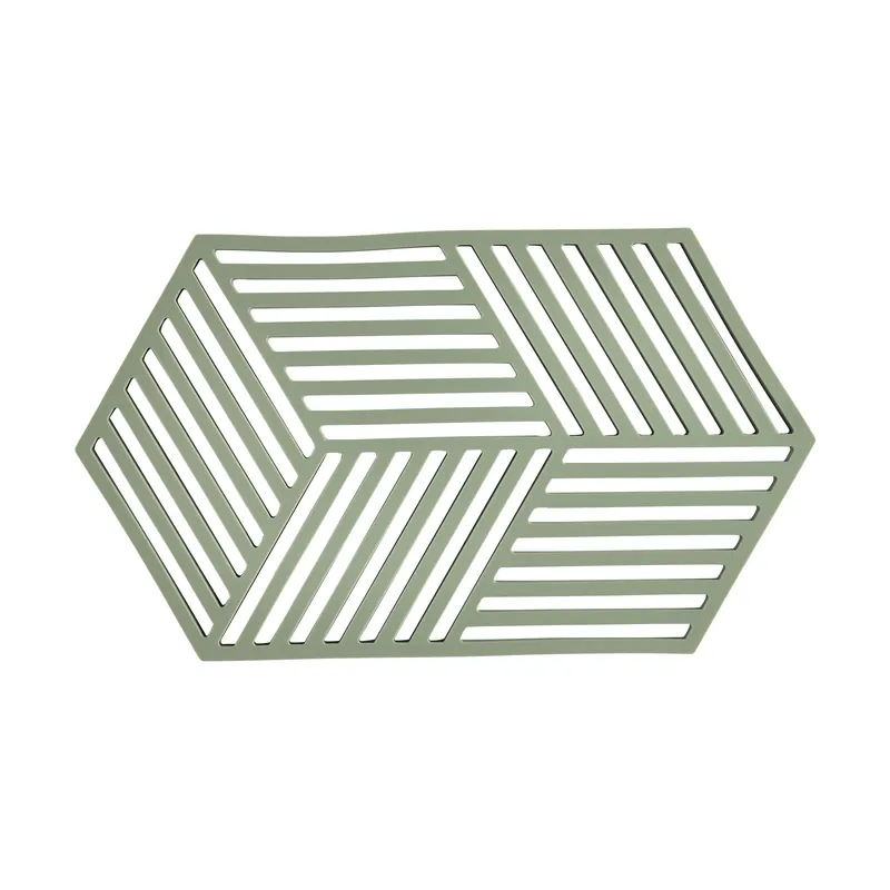 Wholesale Hexagon trivet large, Fog blue