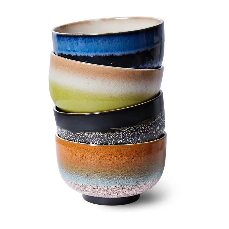 70's bowl Ø13.5 cm 4-pack, Groovy Affordable