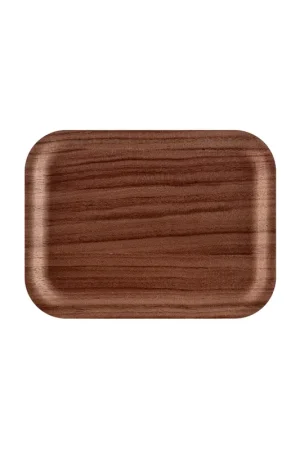 Worldwide Shipping Viventium sandwich tray 20 x 15 cm, walnut