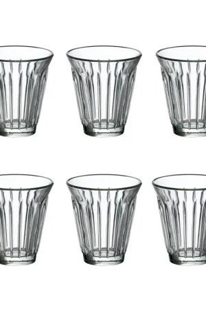 Zinc drinking glass 19 cl 6-pack, Clear Grab Now