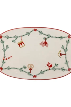 Yule serving tray 38.5x23 cm, White Place Order