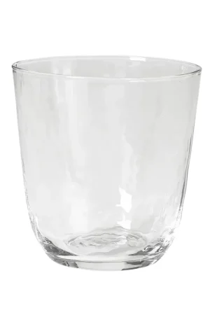 Worldwide Shipping Hammered drinking glass 33.5 cl, amber