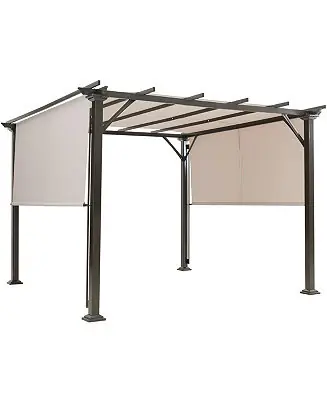 10' x 10' Metal Frame Patio Furniture Shelter Buy Online