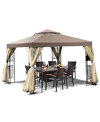 10 x 12Octagonal Patio Gazebo with Mosquito Net Warranty Included