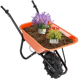 Free Shipping SUGFIT 500W Electric Wheelbarrow with Power Drive & Large Hopper