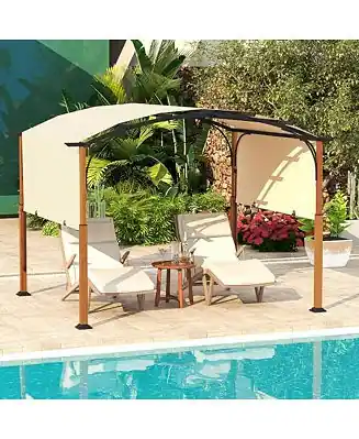Wholesale 10 x 12 FT Outdoor Retractable Pergola with Retractable Canopy for Patio