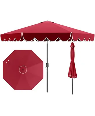 10 Feet Patio Umbrella Outdoor Market Umbrella with Crank Tilt Adjustment Top Pick