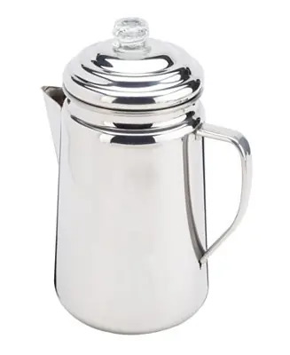 12 Cup Stainless Steel Coffee Percolator Modern