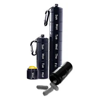 WildernessRx 7-Day Waterproof Pill Organizer for Adventurers Free Delivery