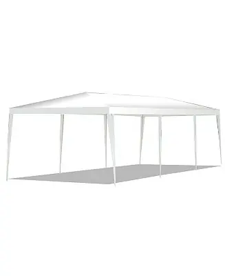 10 x 30 Feet Gazebo Canopy Tent with Connection Stakes and Wind Ropes Affordable